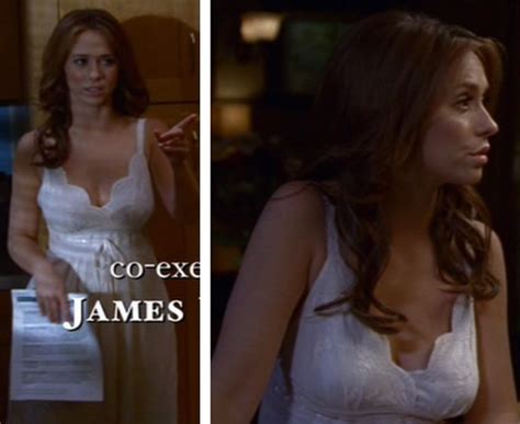 Ghost Whisperer Season Episode White Nightgown With Scalloped