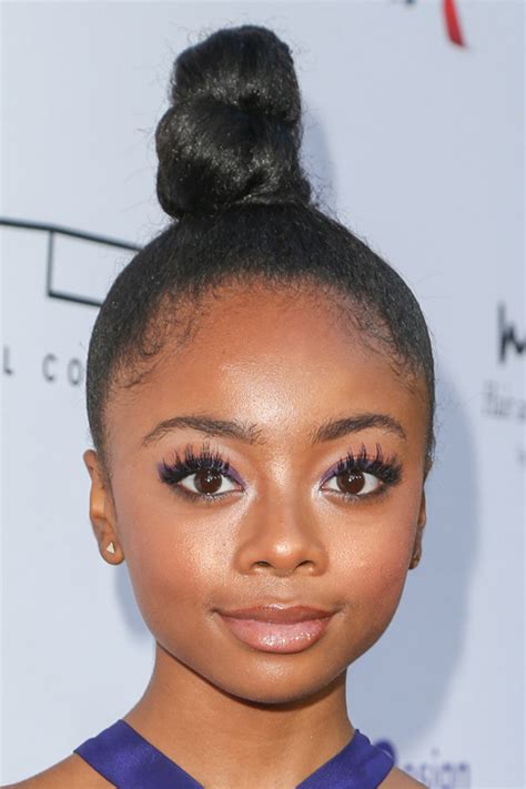 Skai Jackson Teased Black Bun Hairstyle Steal Her Style Hot Sex Picture