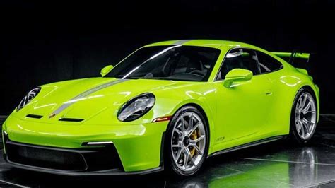 Check The Spec 2022 Porsche 911 Gt3 Finished In Pts Acid Green