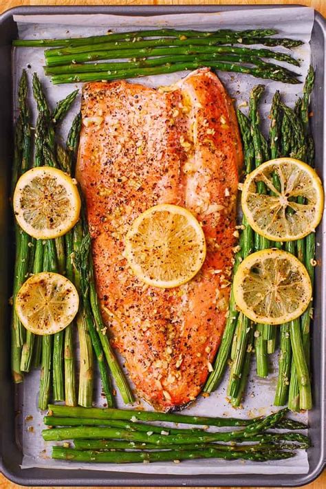 Baked Rainbow Trout With Lemon Black Pepper And Garlic Our Healthy