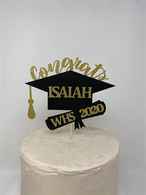Graduation Party Decorations 2023 Graduation Cake Topper Personalized