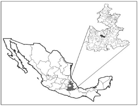 Mapas De Puebla Con Municipios Para Colorear Y Descargar Colorear