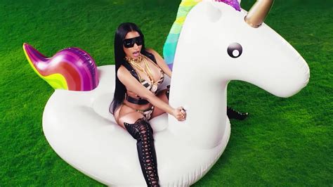 nicki minaj dry humps a unicorn in gucci mane s nsfw make love music video