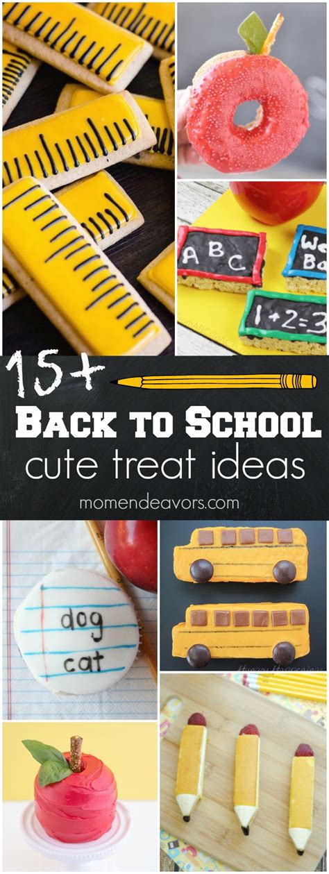 15 Cute Back To School Treats