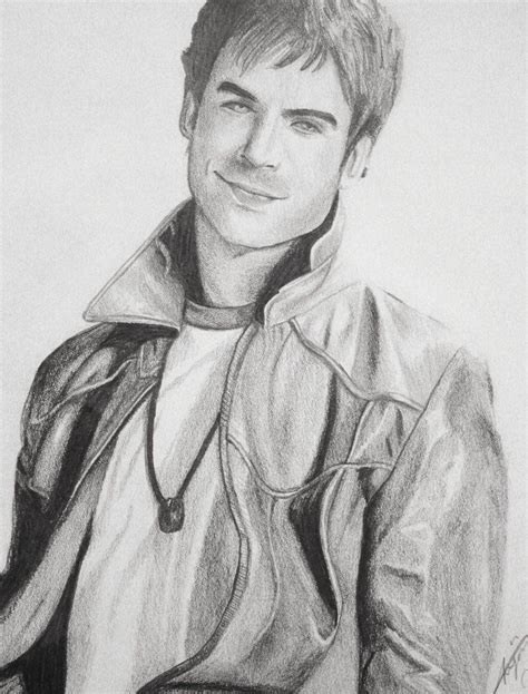 Ian Somerhalder Male Sketch Drawings Art Art Background Kunst Sketches Performing Arts