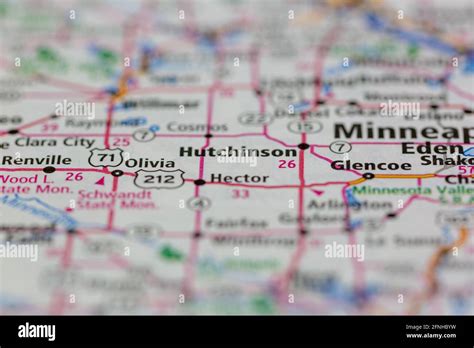 Hutchinson minnesota map hi-res stock photography and images - Alamy