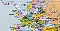 Inglaterra Mapa Europa | Mapa