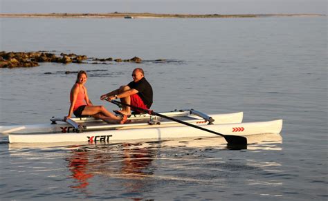 2 Person Rowing Catamaran Rowmotion Rowandsail Gmbh