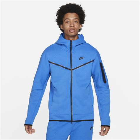 Nike Sportswear Tech Fleece Niebieski Bluza Lifestyle Męska Bluzy
