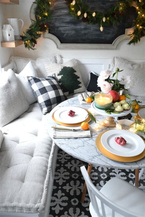 Christmas Entertaining Ideas and Casual Table Setting - Nesting With Grace