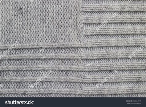 Grey Knitting Wool Texture Background Stock Photo 163864517 Shutterstock