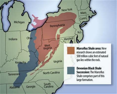 Gas Drilling In The Marcellus Shale Deposit Economic Boom Or Ecological