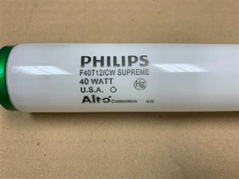 Pack Of 2 Philips 423889 F40t12cwsupremealto T12 Fluorescent Tube