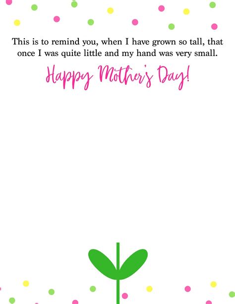 Easy Flower Handprint Keepsake Card For Mom Mommys Bundle Mothers