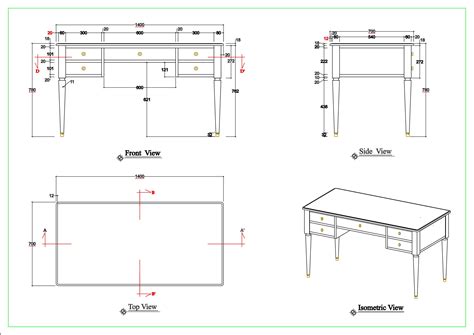 Design Furniture With Engineering Drawing Using Autocad By Aminronzak
