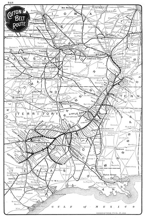 St Louis Southwestern Railroad Company Cotton Belt System Reference