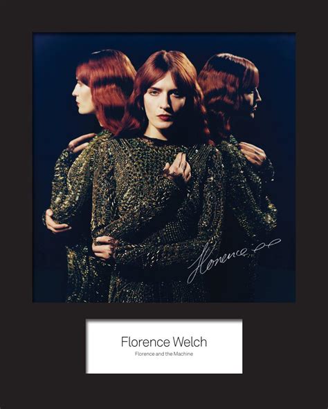 Florence And The Machine 2 Signed Mounted Photo Reprint 10x8 Size To Fit 10x8 Inch Frames