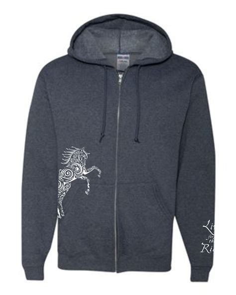 Paisley Pony Horse Zip Hoodie Hoodies Horse Hoodies Soft Hoodie