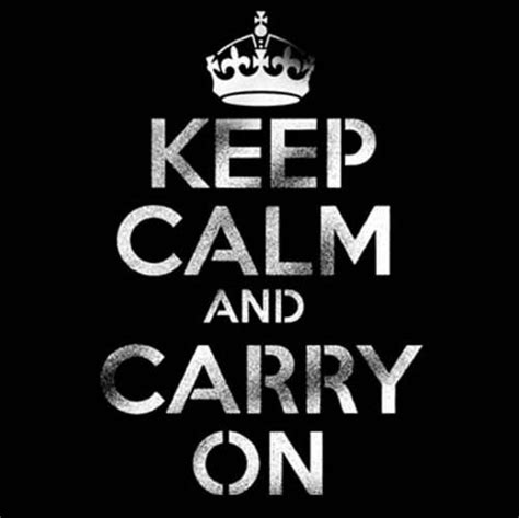 This Keep Calm And Carry On Stencil Can Be Used To Enhance Your Home