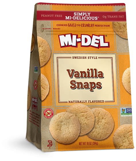 Simply Mi Delicious Vanilla Snaps Mi Del Cookies