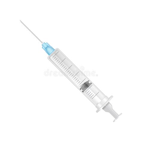 Syringe For People Injections Vector Illustration Stock Vector