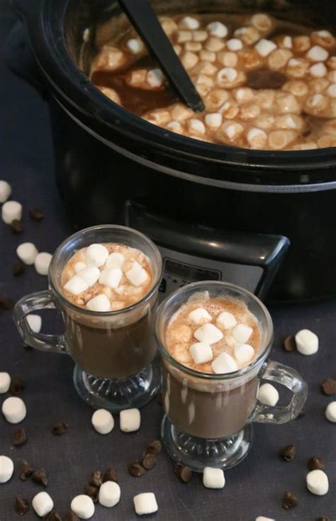 Creamy Slow Cooker Hot Chocolate Mom Endeavors