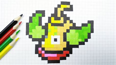How To Draw Weepinbell Pokemon Pixel Art Youtube