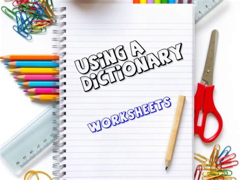 Using A Dictionary Worksheets And Ks2 Scheme Teaching Resources