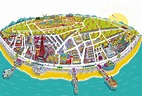 Blackpool Resort Map Illustration for Visit Blackpool on Behance