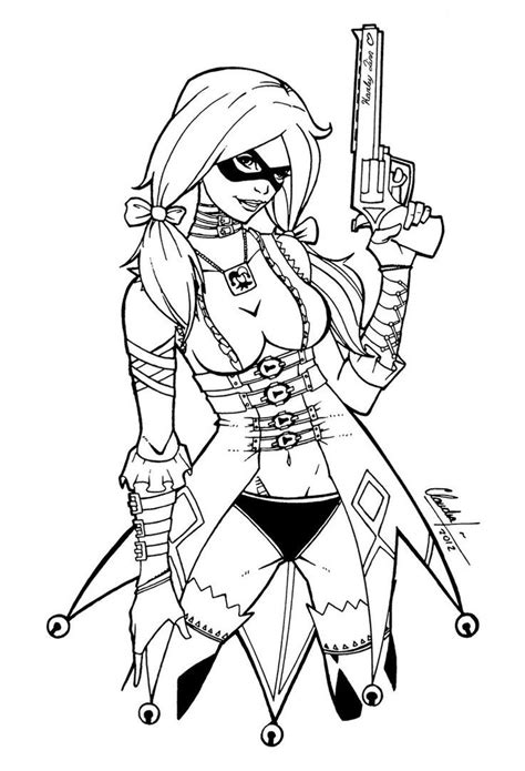 Among us coloring pages workers with spacesuit skin xcolorings com coloring pages cute easy drawings colouring pages. Harley Quinn from Injustice: Gods among us by Shakav088 on ...