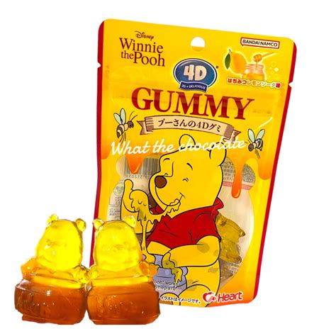 Winnie The Pooh 4d Gummy 4d Bear Jelly Imported From Japan Shopee