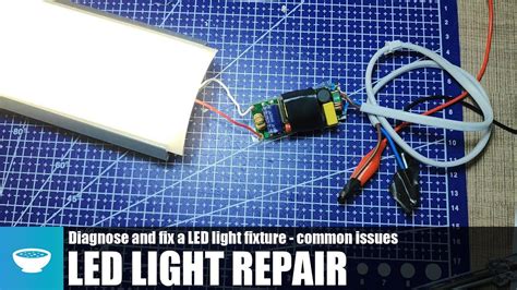 Led Light Fixture Repair Youtube
