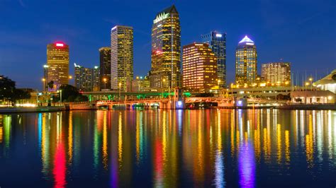 Buildings Reflection In Body Of Water In Florida Tampa Hd Travel