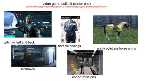 The Video Game Bullshit Starter Pack Rstarterpacks