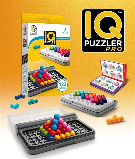 Smart Games Iq Puzzler Pro ของเล่นฝึกสมอง สำหรับ 6 ปี ลิขสิทธิ์แท้