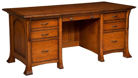 Breckenridge Solid Wood Amish Executive Desk Solid Wood Office