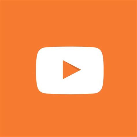 Orange Youtube App Icon