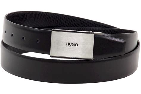 Hugo Boss Mens C Gadiel Reversible Genuine Leather Belt Adjustable To