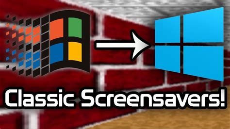 Get Classic Windows 98 Screensavers In Windows 10 Youtube