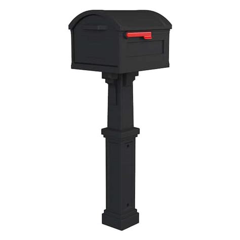 Architectural Mailboxes Grand Haven Black Extra Large Plastic