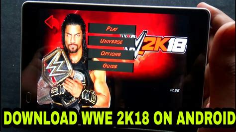 Featuring cover superstar seth rollins, wwe 2k18 promises to bring you closer to the ring than ever. Download wwe 2k18 on Android high graphics just in 50Mb ...