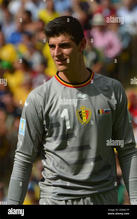 Belgium S Thibaut Courtois In Soccer World Cup 2014 First Round Group H Match Belgium Vs Russia