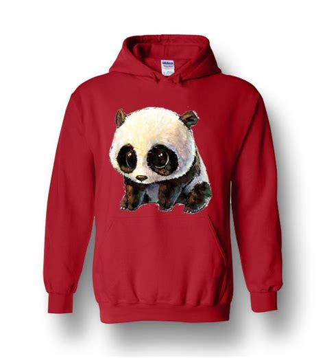 Cute Baby Panda Bear Panda For Girls Heavy Blend Hoodie Dreamstees