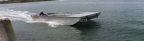 20 Feet New Big Flat Bottom Aluminum Boat Work Boat In Rowing Boats