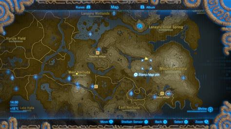 Memories Breath Of The Wild Map Maps For You