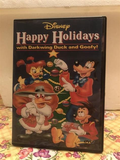 A Walt Disney Christmas Happy Holidays With Darkwing Duck And Goofy On