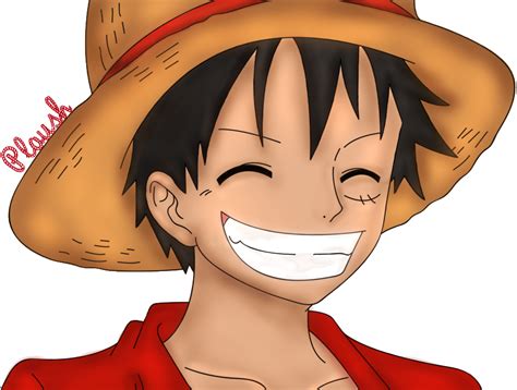 Luffy Smiling By Ploufandblush On Deviantart