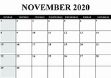 Get 2020 Printable Calendar With Space To Write | Calendar Printables ...
