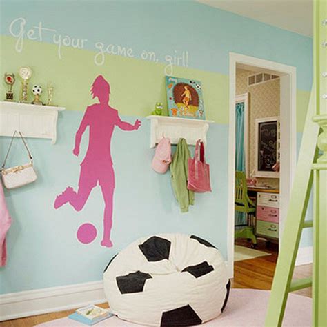 Creative thinking and a little elbow grease can transform your related to: Stylish Soccer Themed Bedroom Design For Boys (35 ...