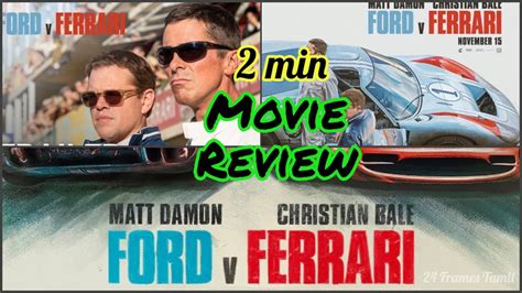 How realistic is ford vs ferrari. ford vs ferrari review : 2min | Ford Vs Ferrari Tamil Review | Tamil Review | 24 Frames Tamil ...